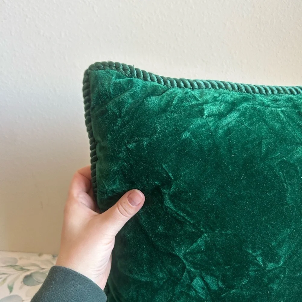 Vintage Holiday Throw Pillow with Christmas Design